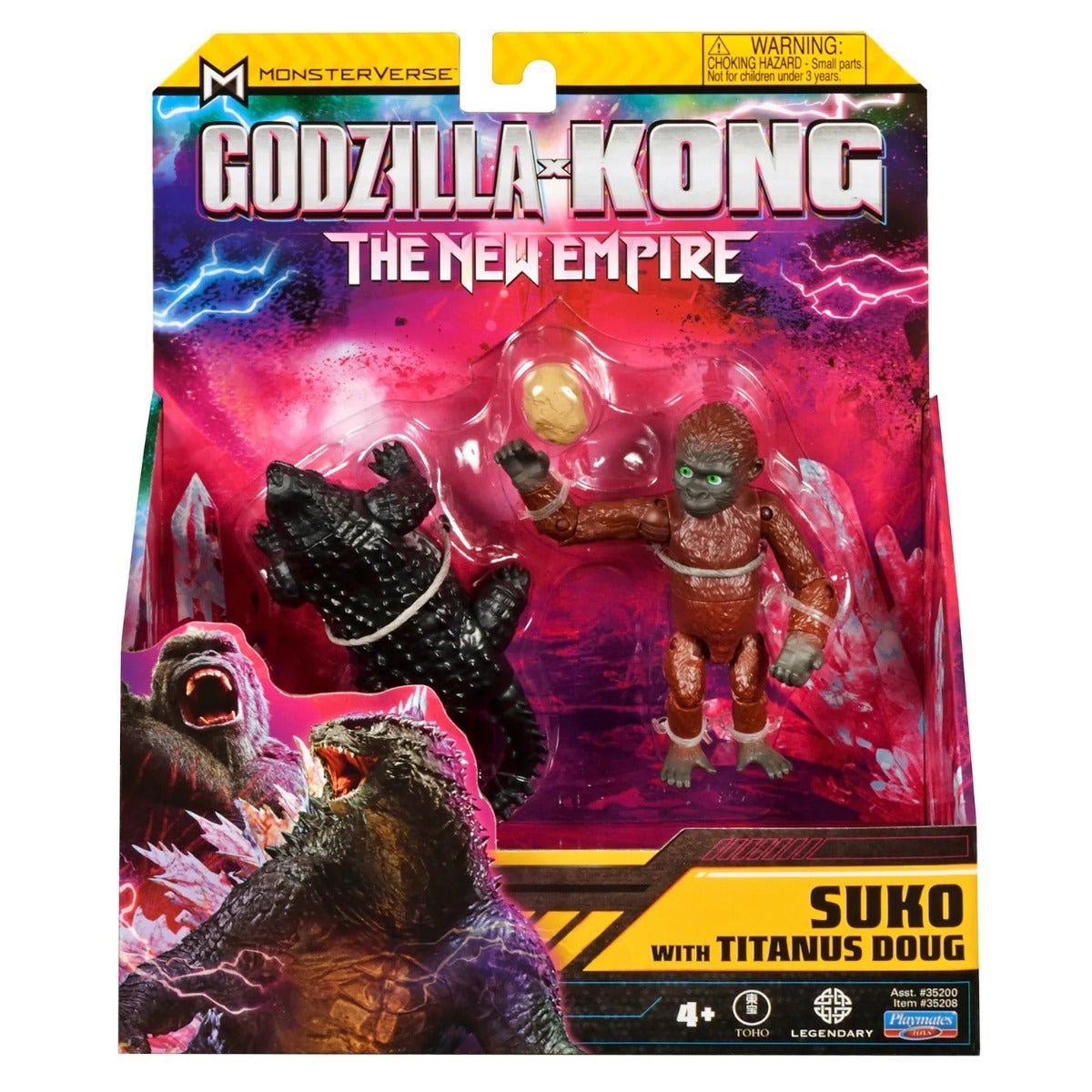 Godzilla x Kong The New Empire: Suko With Titanus Doug 6inch - Colorland Toys