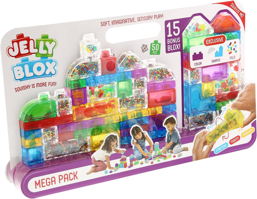 Goliath Jelly Blox Mega Set – 50 Piece Sensory Building Blocks — image 2