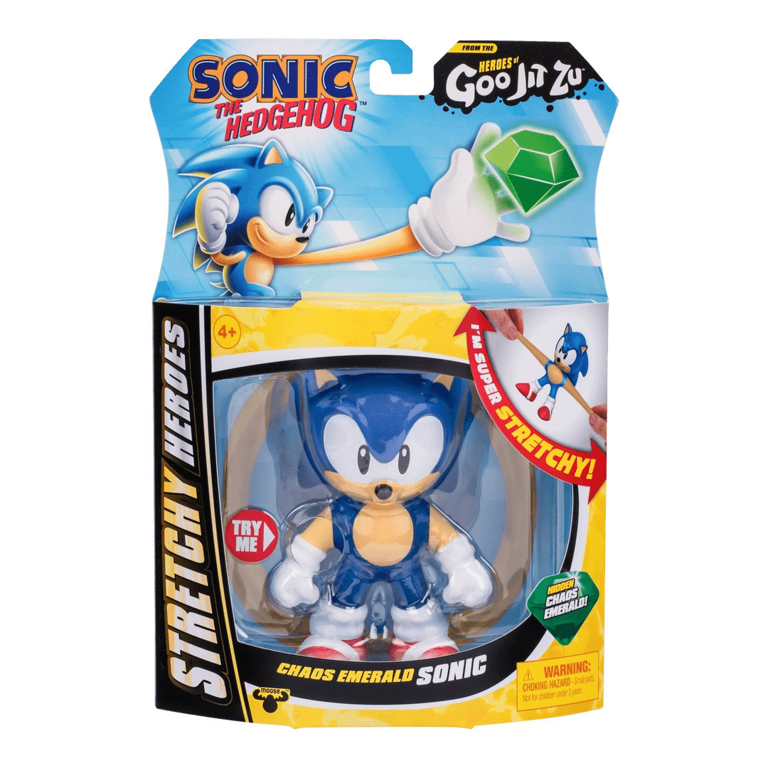 Goo Jit Zu Sonic S5 Hero Pk- Chaos Emerald Sonic 43049 — image 1