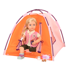 Our Generation Tent & Camping Set for 18-inch Dolls All Night Campsite - Colorland Toys