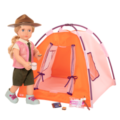 Our Generation Tent & Camping Set for 18-inch Dolls All Night Campsite - Colorland Toys