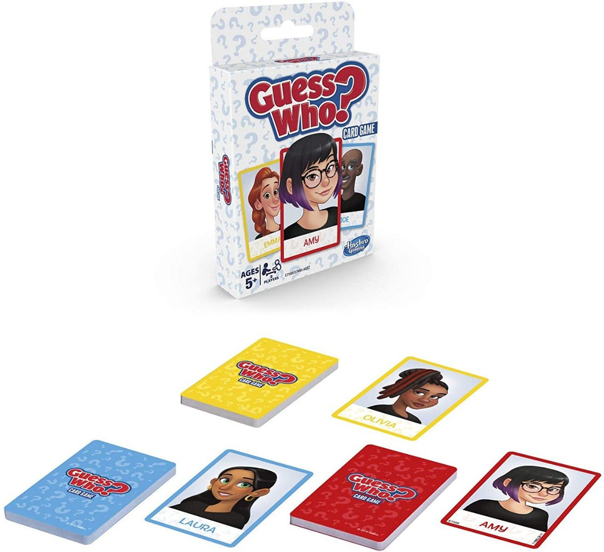 Guess Who Classic Card Game E7588 - Colorland Toys