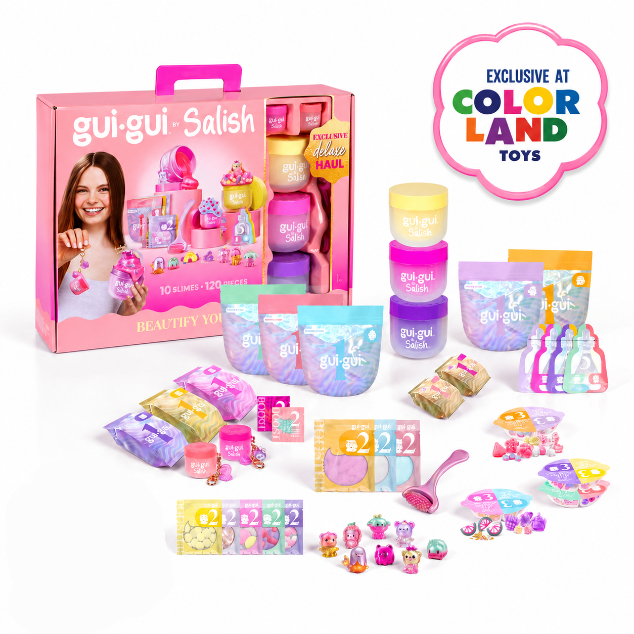 Gui Gui Salish Beautify Your Slime Mega Pack 90431 - EXCLUSIVE! - Colorland Toys