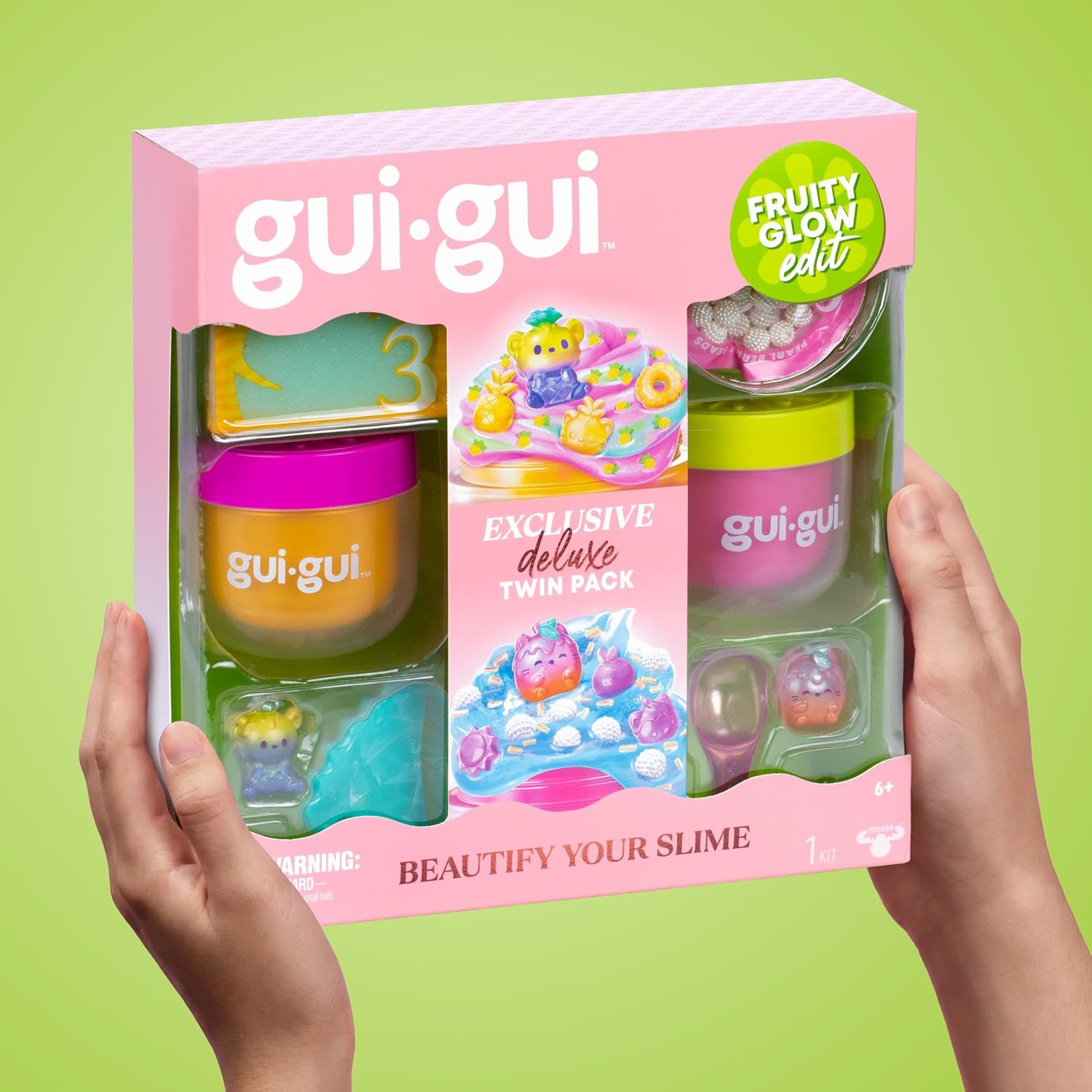 Gui Gui Slime Fruity Glow Deluxe Twin Pack Pack 90761 - Colorland Toys