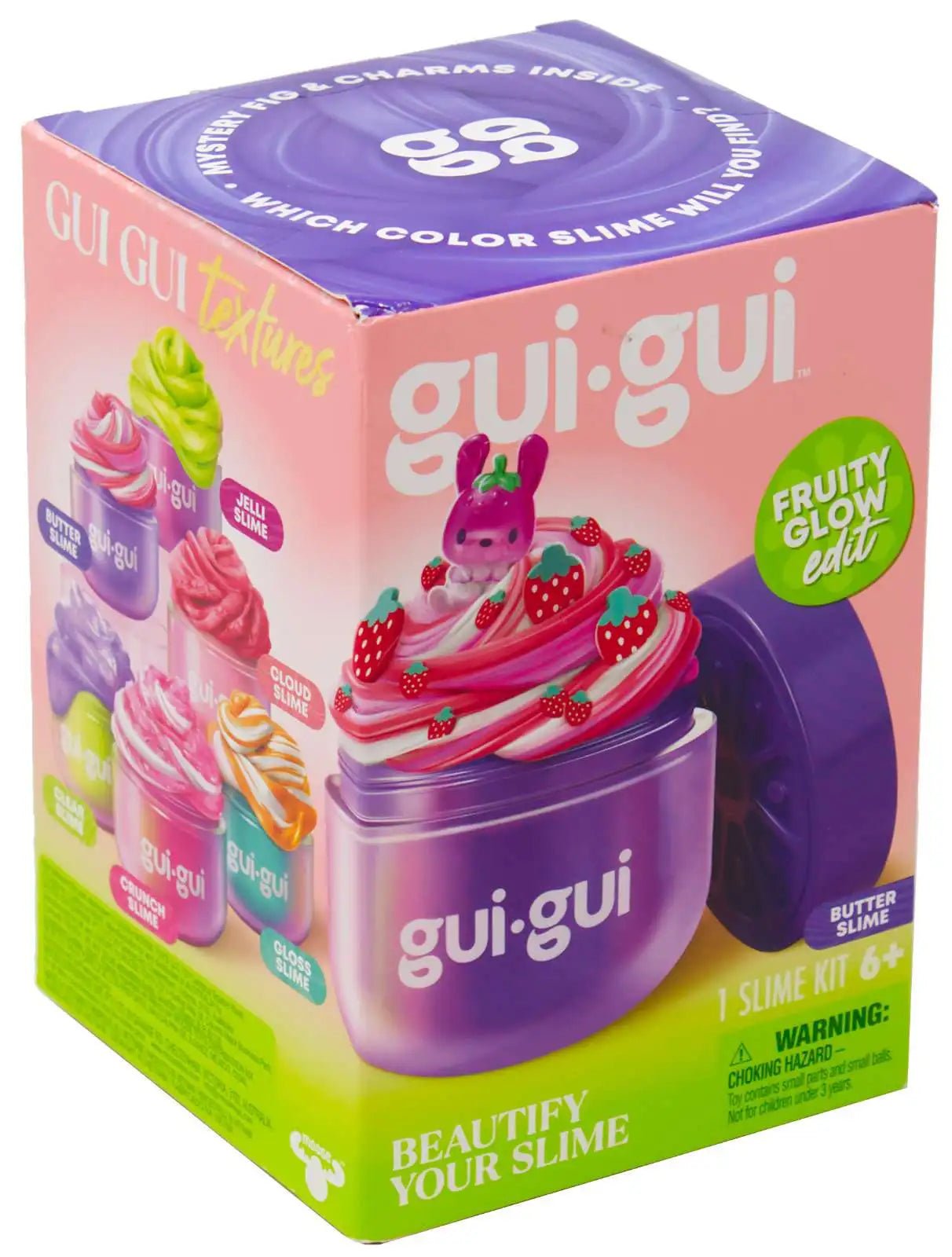 Gui Gui Slime Fruity Glow Single Pack Assorted 90767/90440 - Random Selection - Colorland Toys