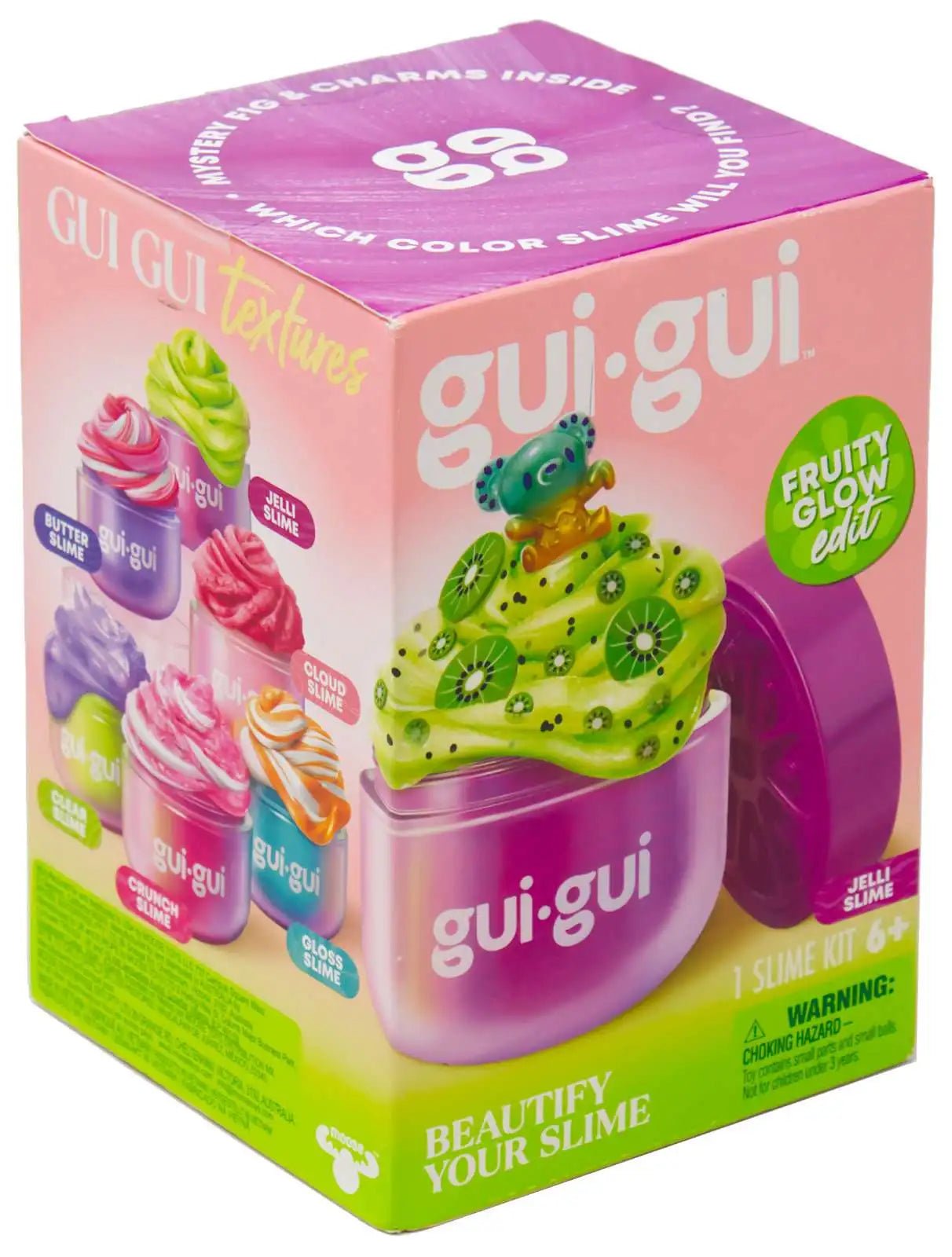 Gui Gui Slime Fruity Glow Single Pack Assorted 90767/90440 - Random Selection - Colorland Toys