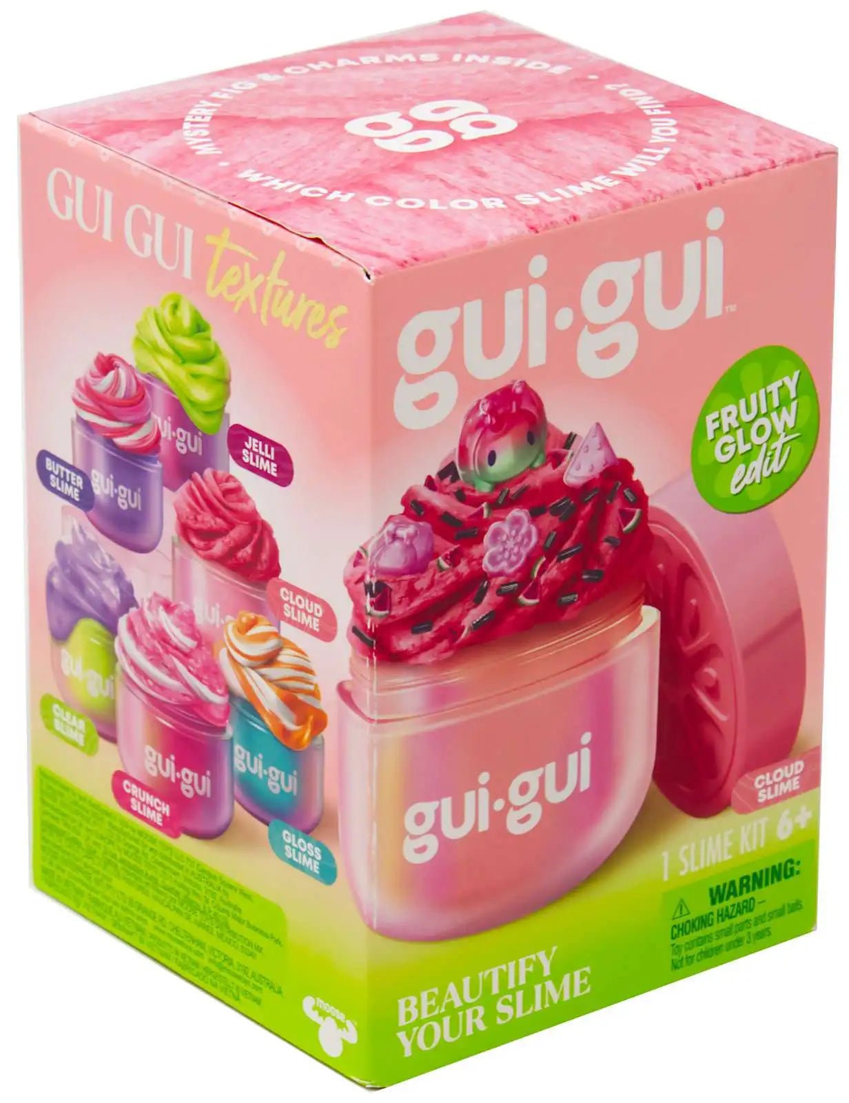 Gui Gui Slime Fruity Glow Single Pack Assorted 90767/90440 - Random Selection - Colorland Toys