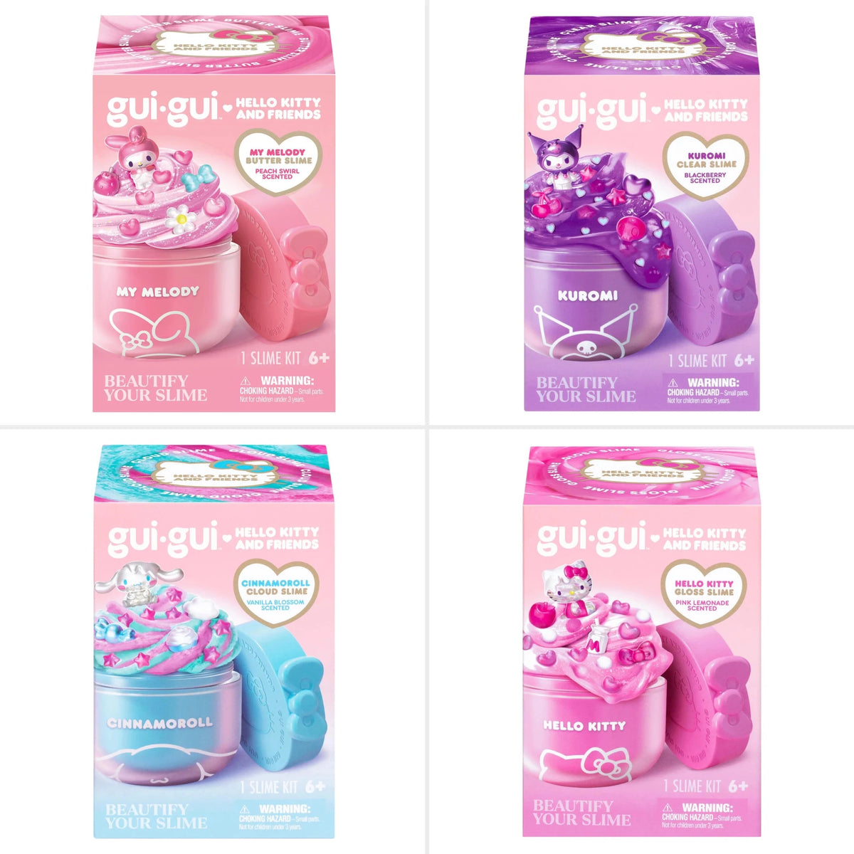 Gui Gui Slime Hello Kitty & Friends Surprise Slime Single Pack Assorted 90754/90753/90754 - Random Selection - Colorland Toys