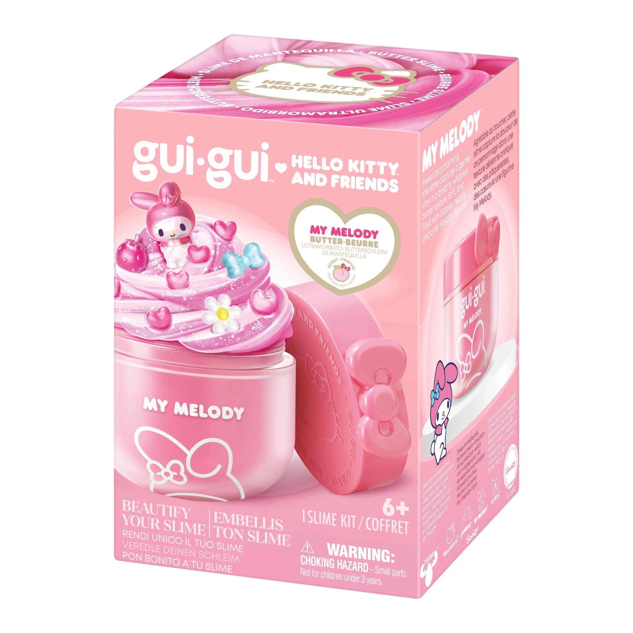 Gui Gui Slime Hello Kitty & Friends Surprise Slime Single Pack Assorted 90754/90753/90754 - Random Selection - Colorland Toys