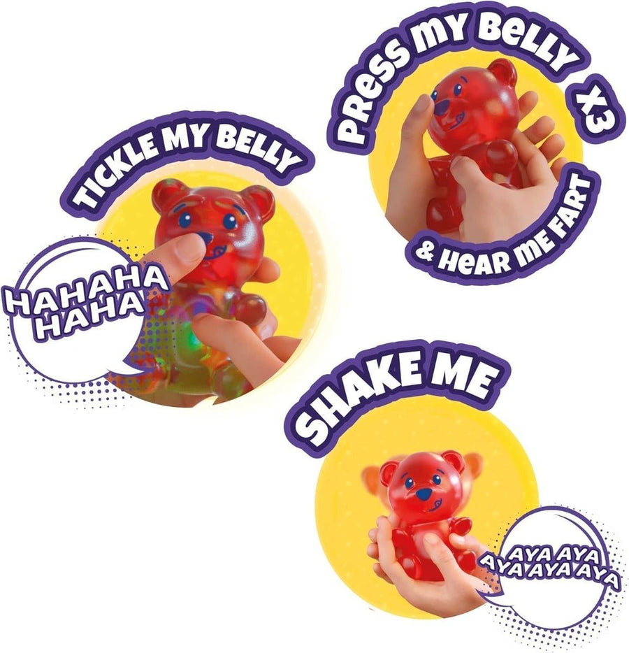 Gummymals Rubbery Squeezable Gummy Bear Shape Yellow — image 4