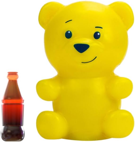 Gummymals Rubbery Squeezable Gummy Bear Shape Yellow - Colorland Toys
