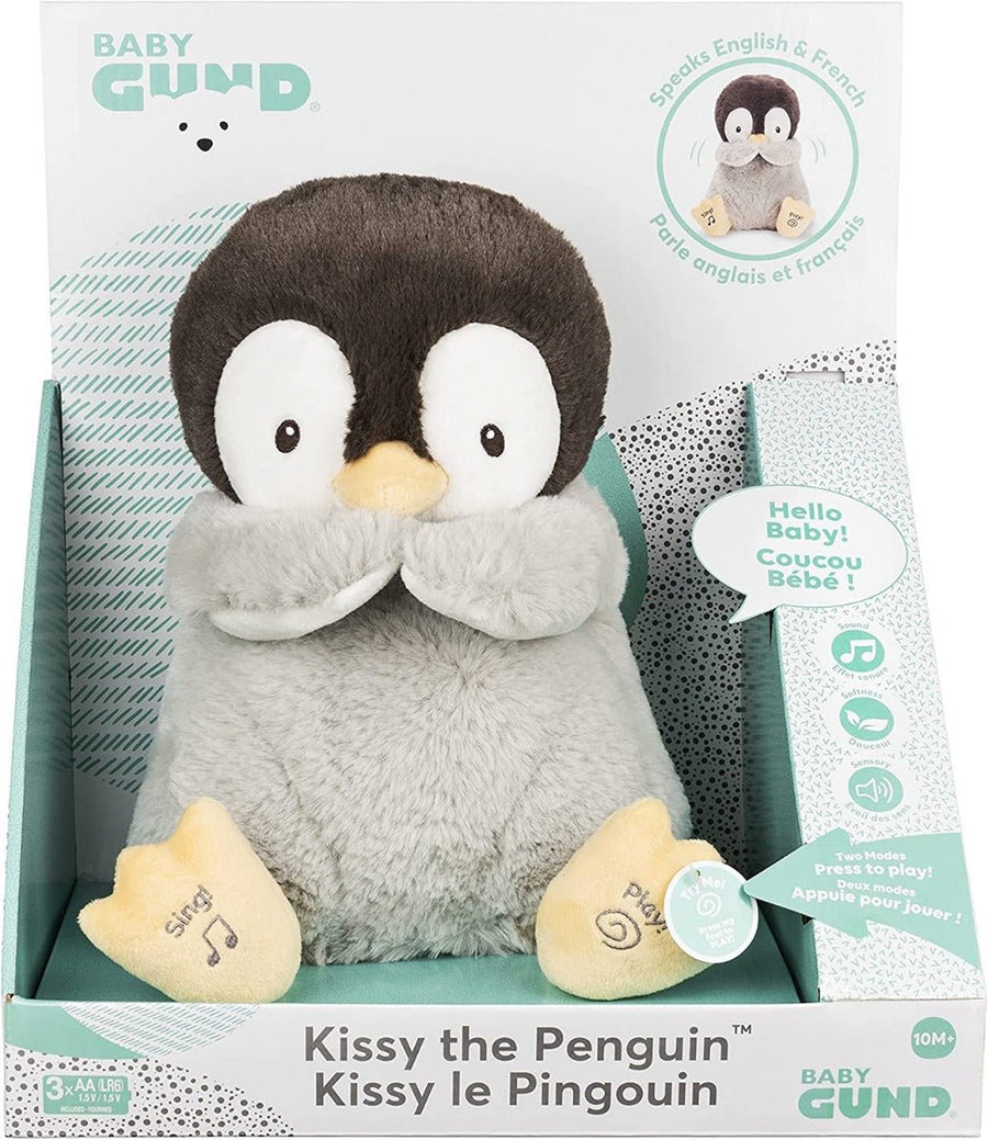 Gund Animated Kissy The Penguin 12inch 6062097 — image 1