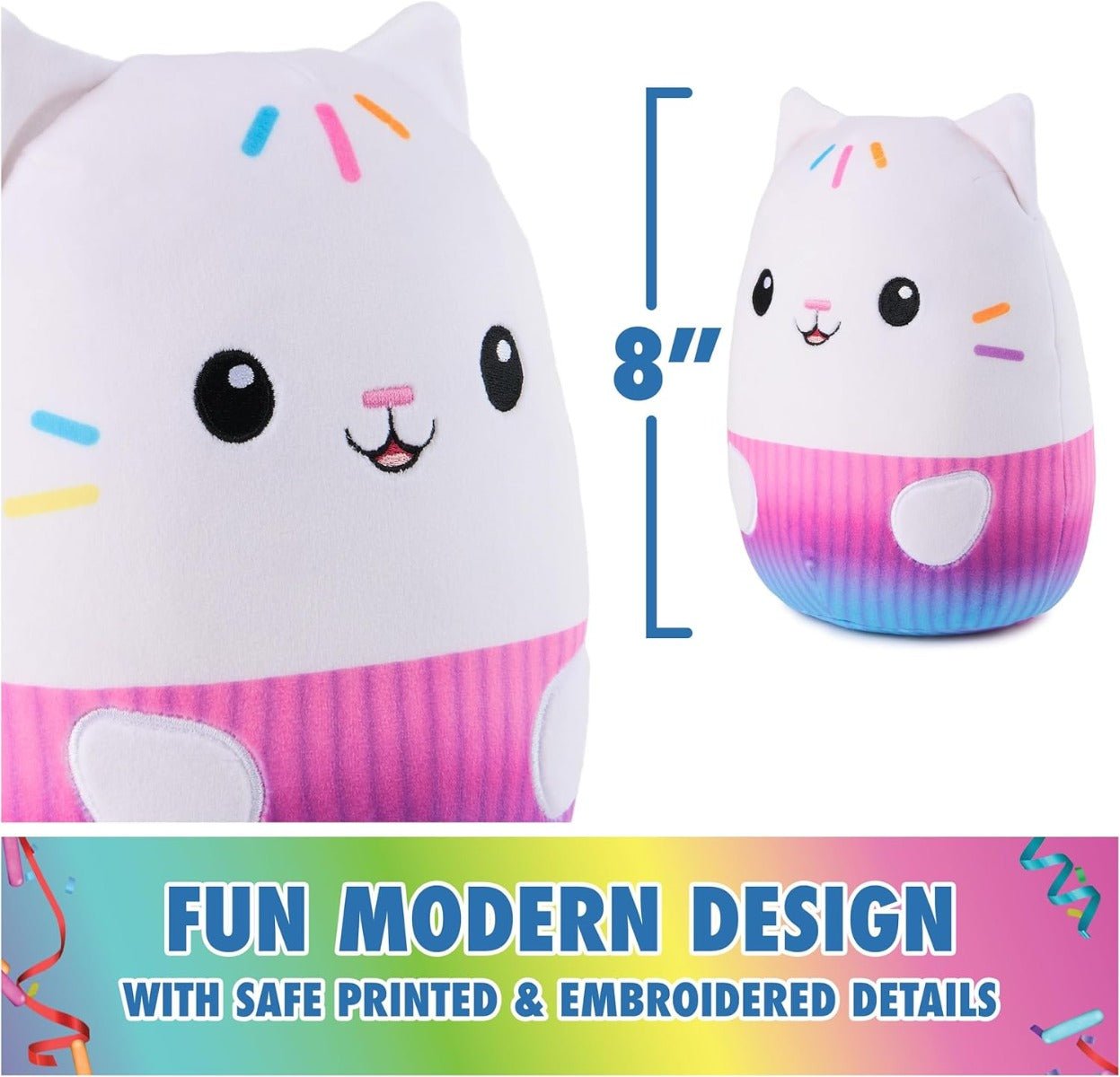 Gund Gabby's Dollhouse Gabby Cakey Plush 30cm 6070319 - Colorland Toys