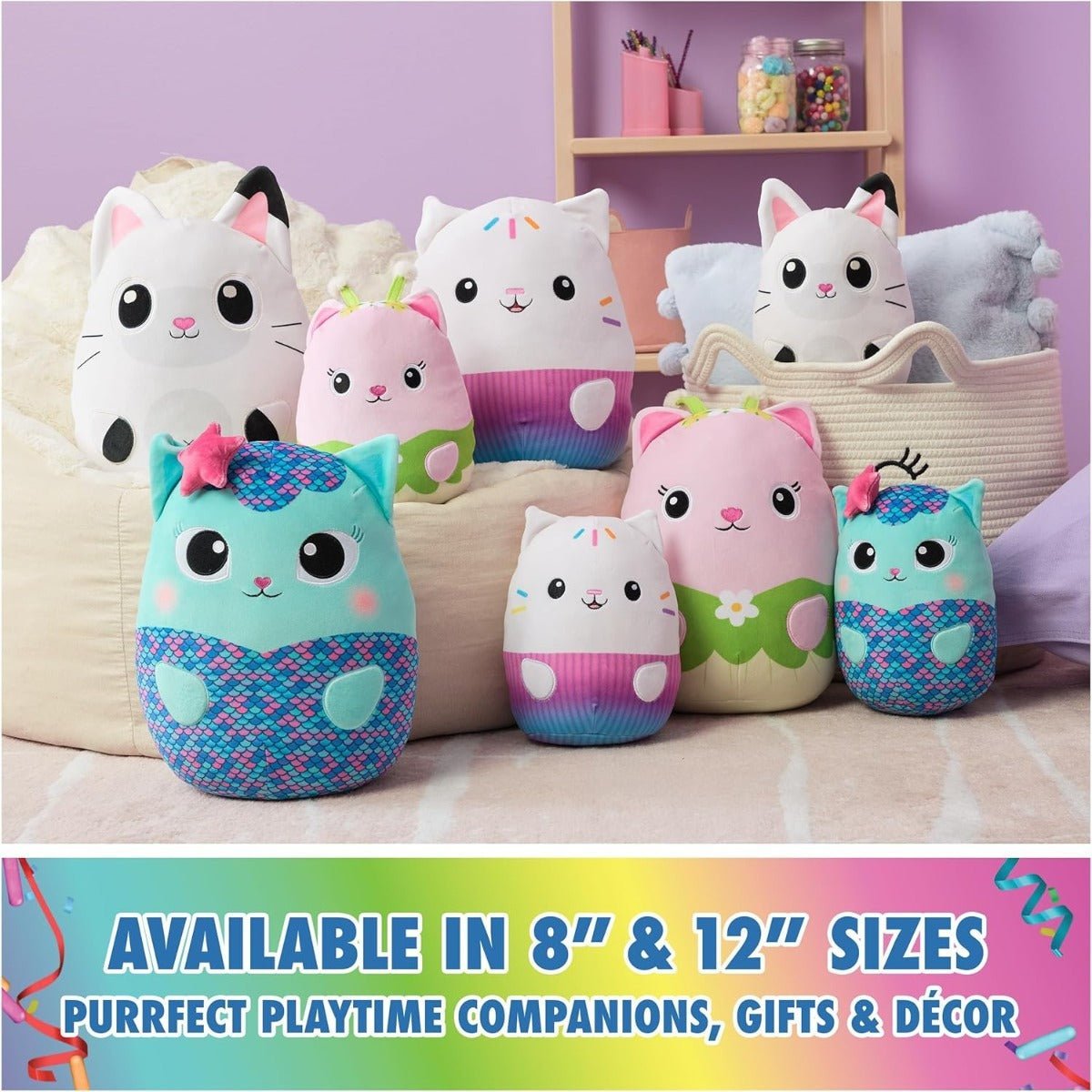 Gund Gabby's Dollhouse Mercat Plush 30cm 6070325 - Colorland Toys