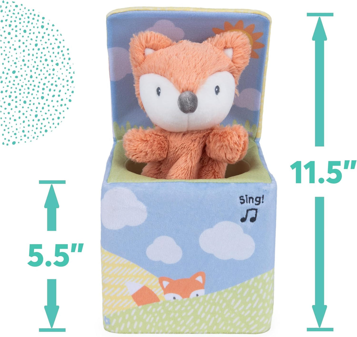 GUND Lil Luvs Fox in a Box 6064796 — image 2