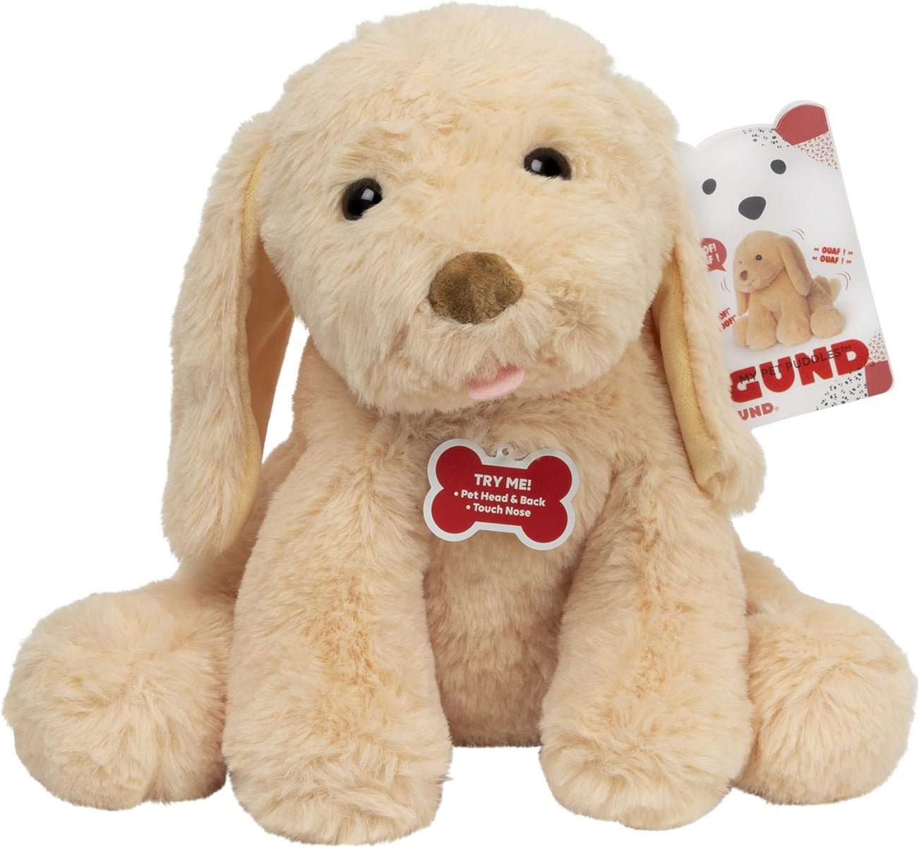 Gund My Pet Puddles Puppy Interactive Plush 12inch - Colorland Toys