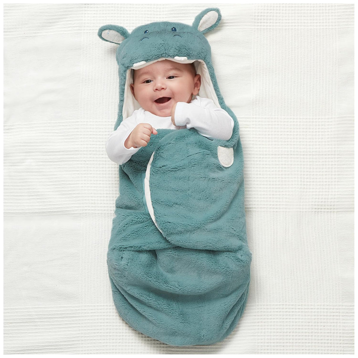 Gund Oh So Snuggly Blanket Wrap Hippo 6066059 — image 7