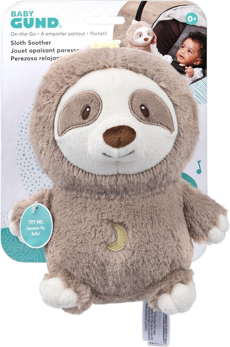Gund On The Go Sloth Soother 6066057 — image 1
