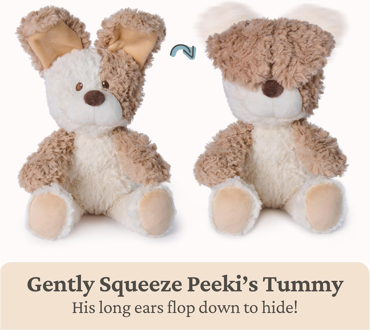 Gund PAB Peeki the Puppy handheld 6075049 — image 2