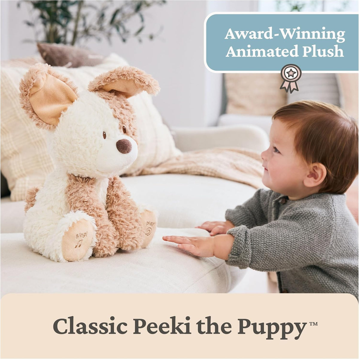 Gund PAB Peeki the Puppy handheld 6075049 — image 8