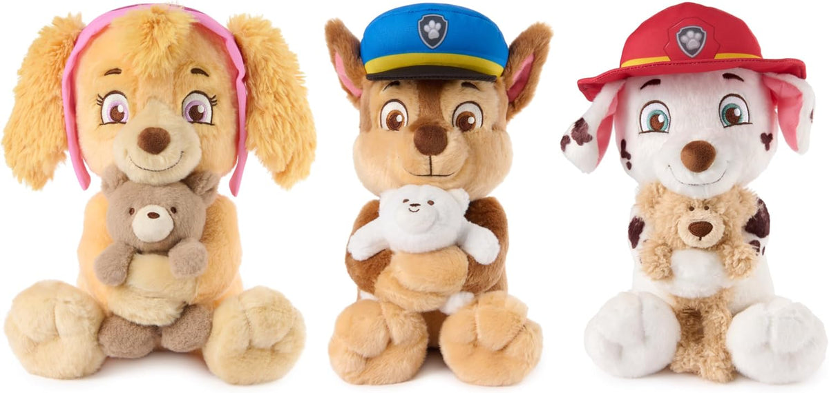 GUND Paw Patrol Chase Hugging Snuffles Bear 9.5 Inch Plush Toy 6075056 — image 8