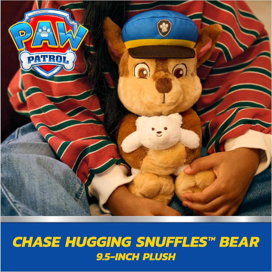 GUND Paw Patrol Chase Hugging Snuffles Bear 9.5 Inch Plush Toy 6075056 — image 2