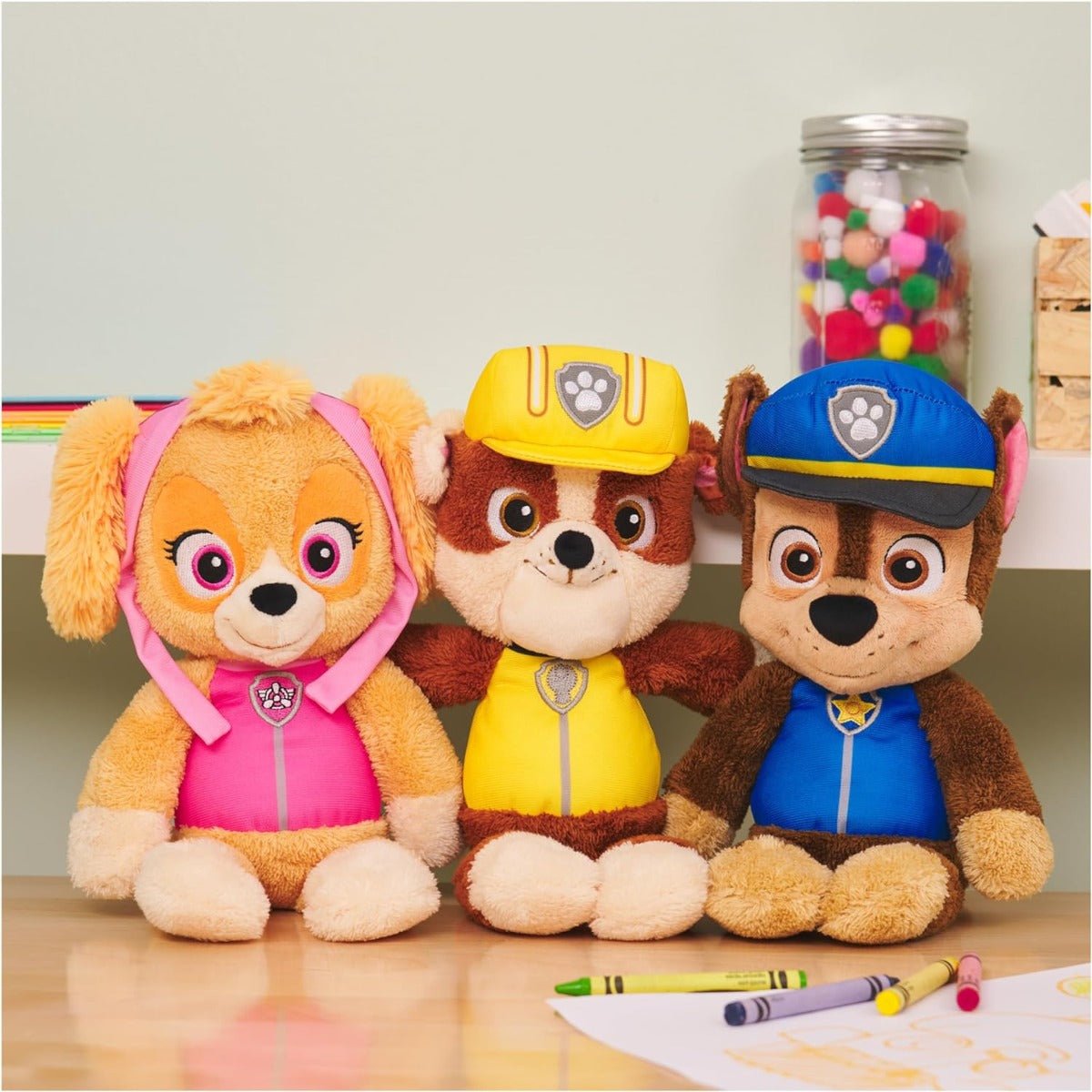Gund Paw Patrol Take Along Rubble Plush 13inch - Colorland Toys