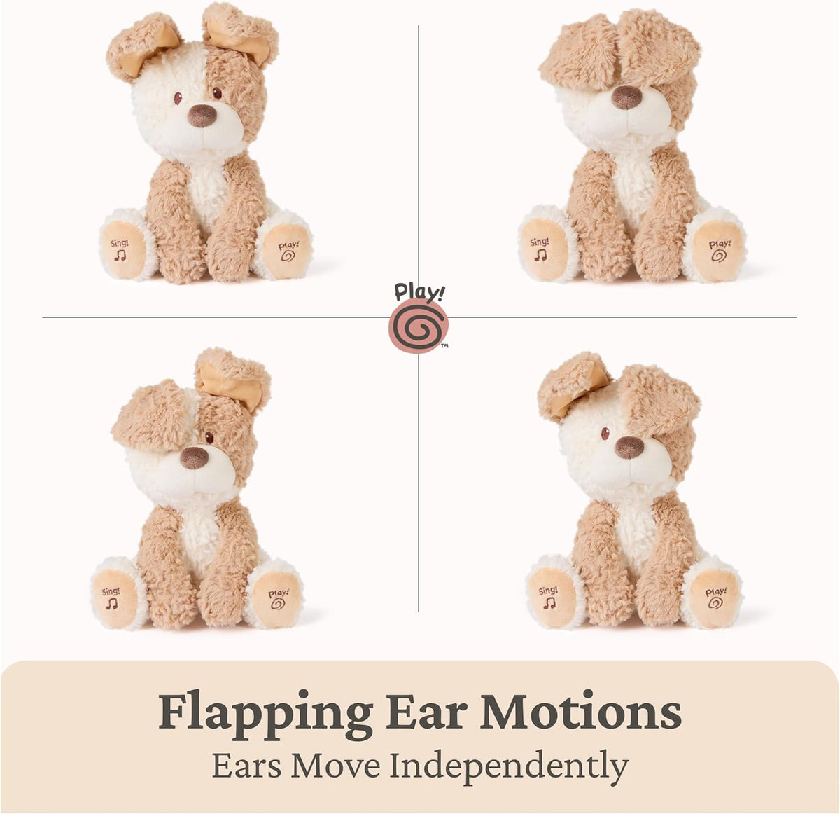 Gund Peeki The Puppy Animated 6072443 — image 2