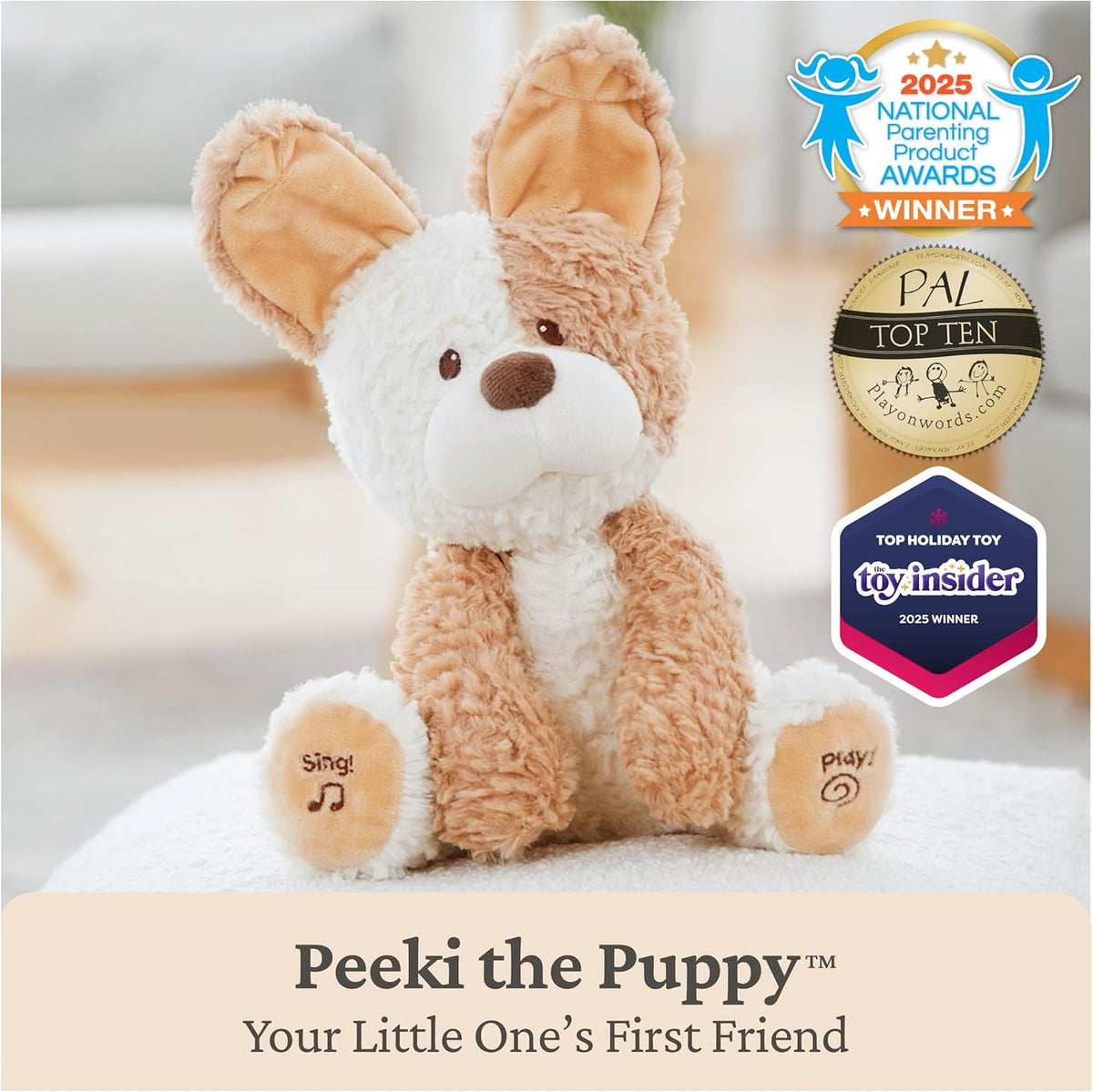 Gund Peeki The Puppy Animated 6072443 — image 8