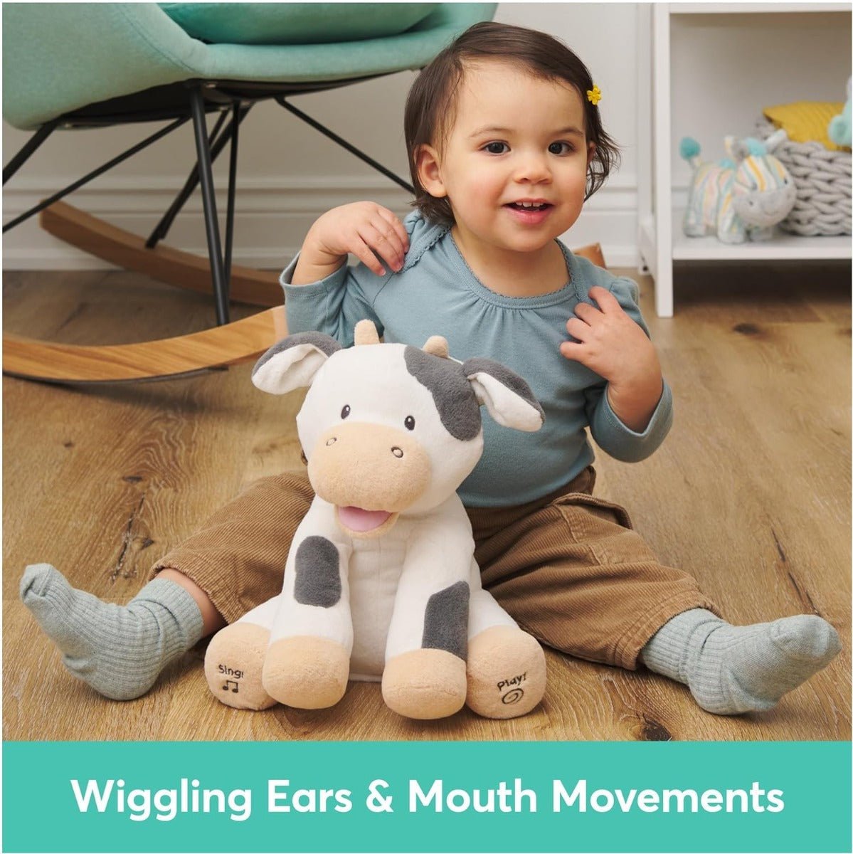 Gund Story Time Buttermilk Cow Animated 6066847 - Colorland Toys