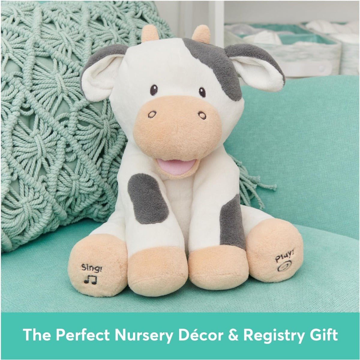 Gund Story Time Buttermilk Cow Animated 6066847 - Colorland Toys