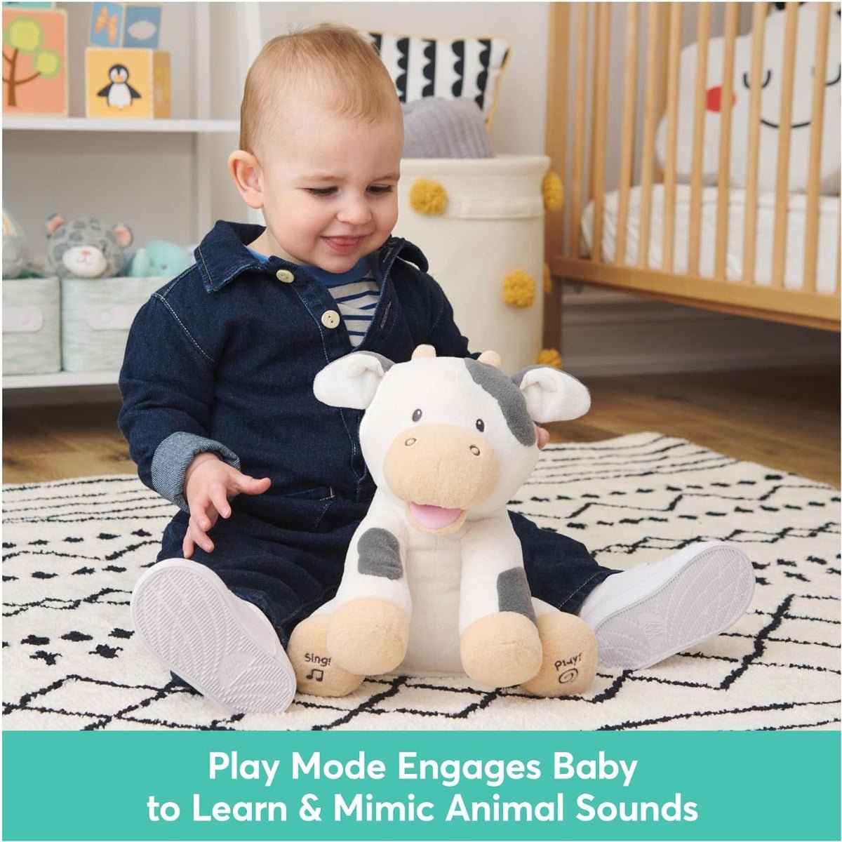 Gund Story Time Buttermilk Cow Animated 6066847 - Colorland Toys