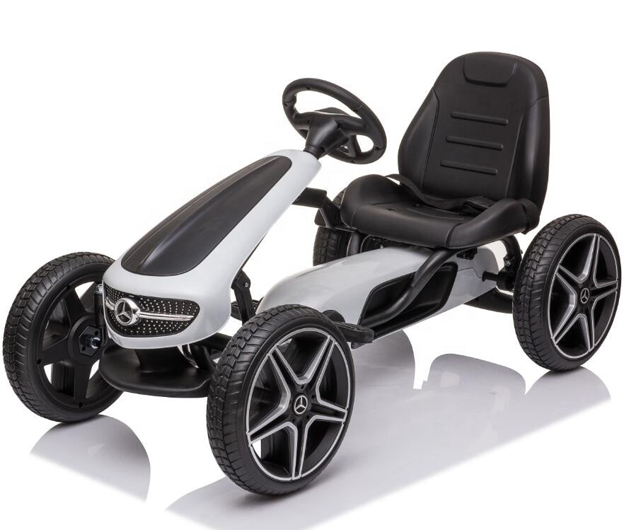 Mercedes-Benz Pedal Go Kart White XMX610 - Colorland Toys