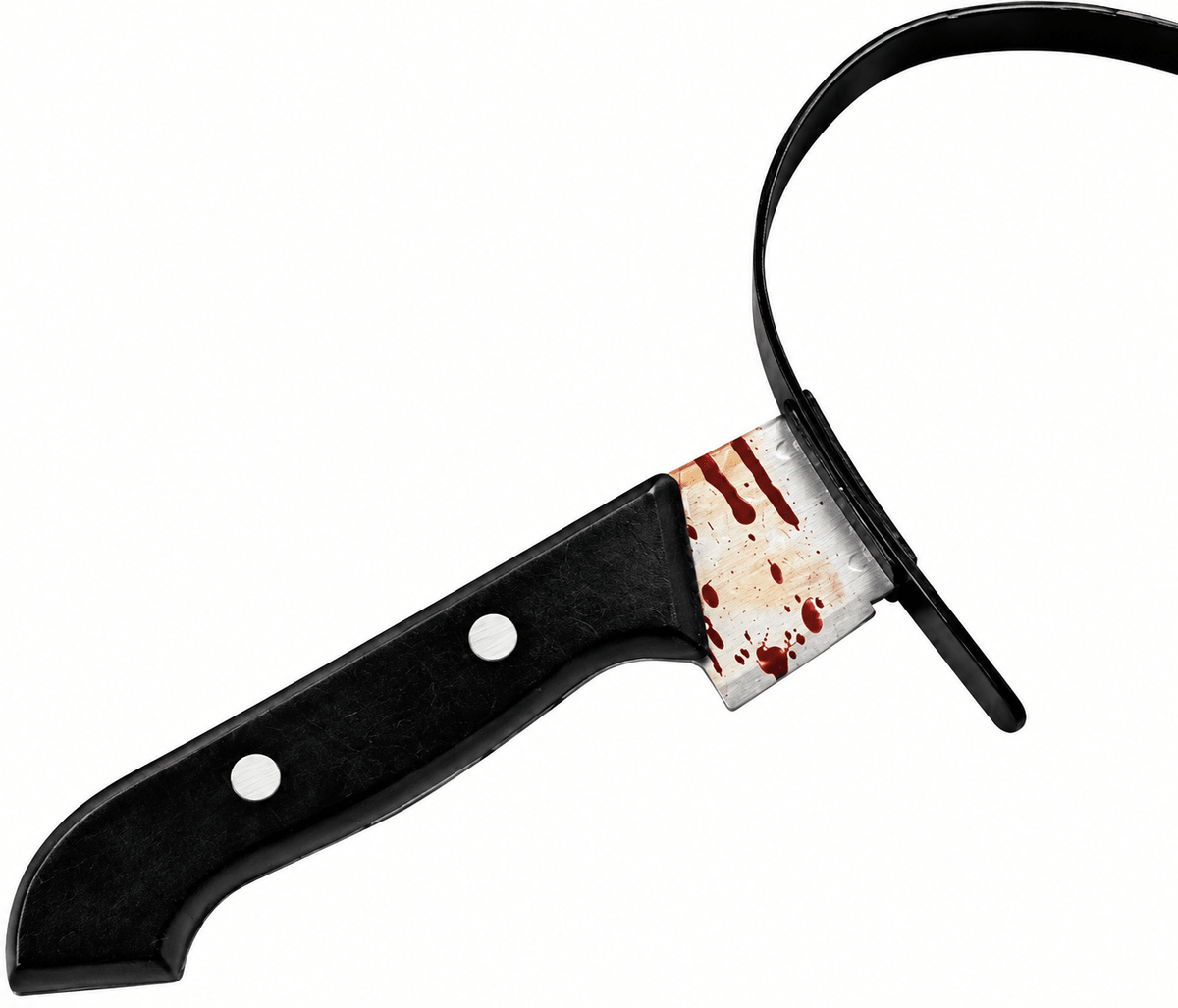 Halloween Zombie Knife Through Head Headband — image 3