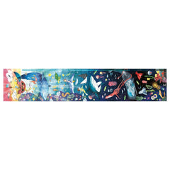 Hape 200pc Glow - in - the - Dark Ocean Life Puzzle (150 x 300cm) - Colorland Toys