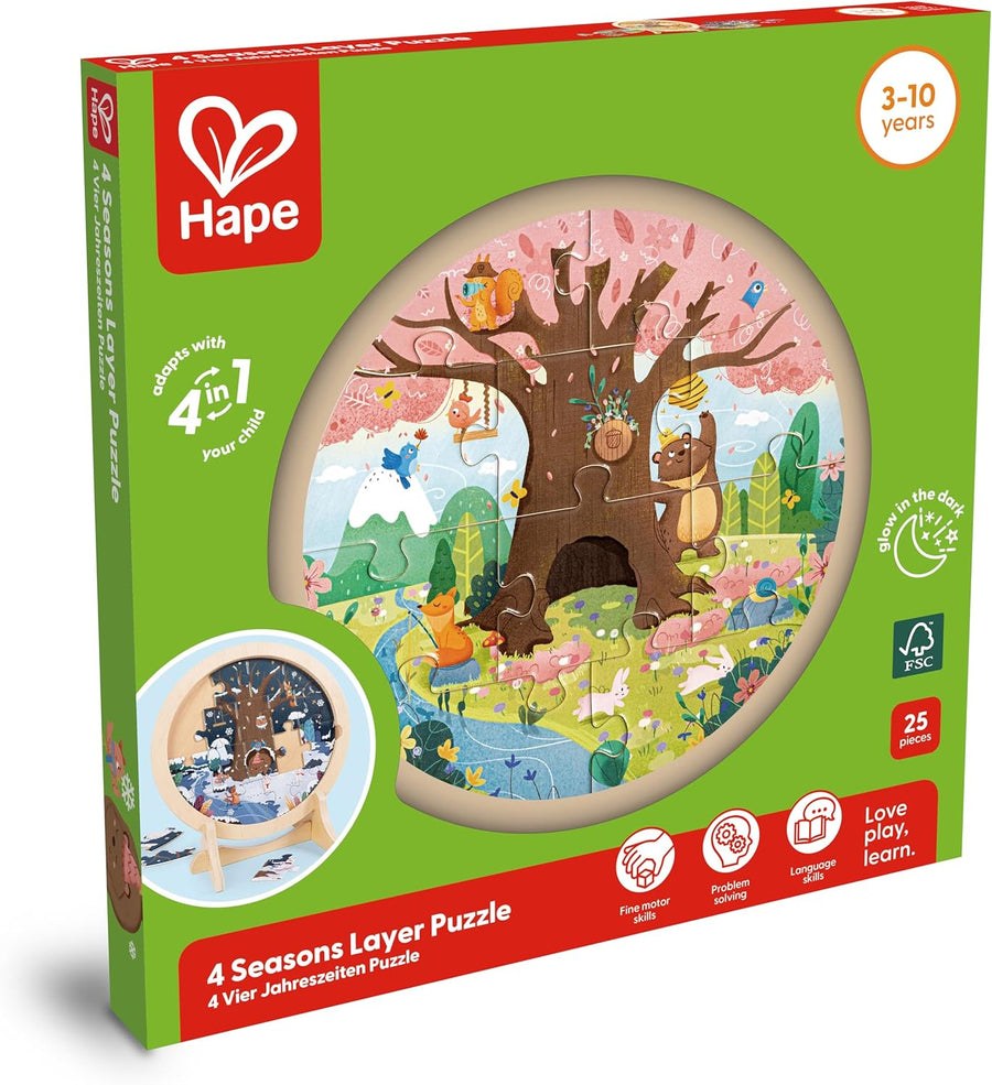 Hape 4 Seasons Layer Puzzle E1653 — image 1