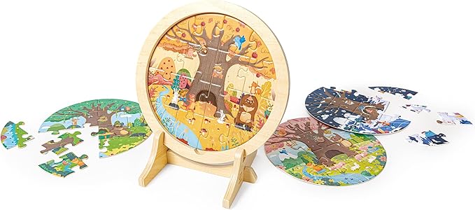 Hape 4 Seasons Layer Puzzle E1653 — image 2
