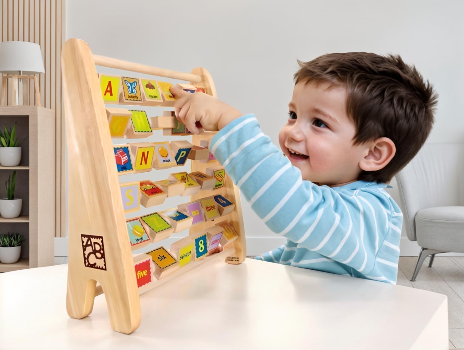 Hape Alphabet Abacus E1002 - Colorland Toys