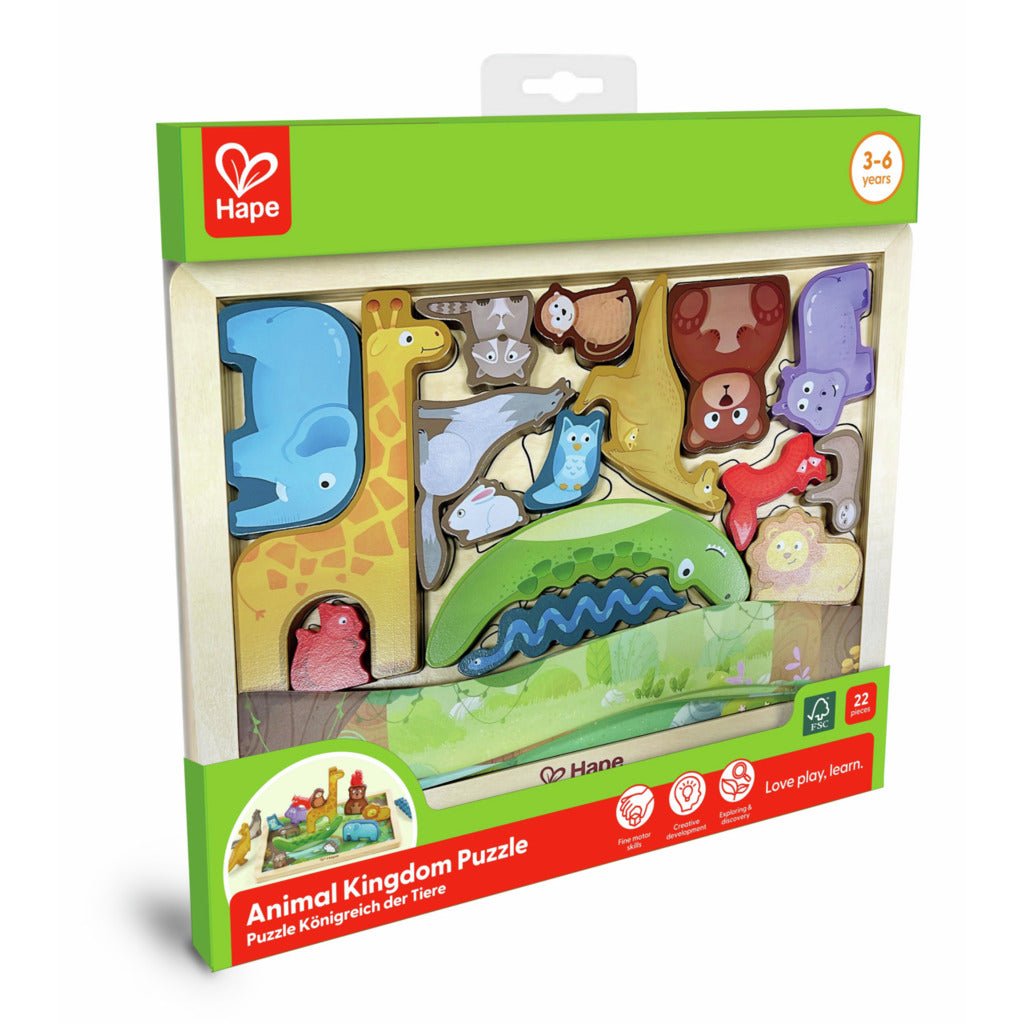 Hape Animal Kingdom Puzzle E1656 — image 1