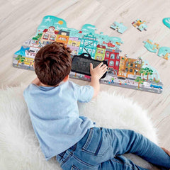 Hape Animated City Puzzle E1629 - Colorland Toys