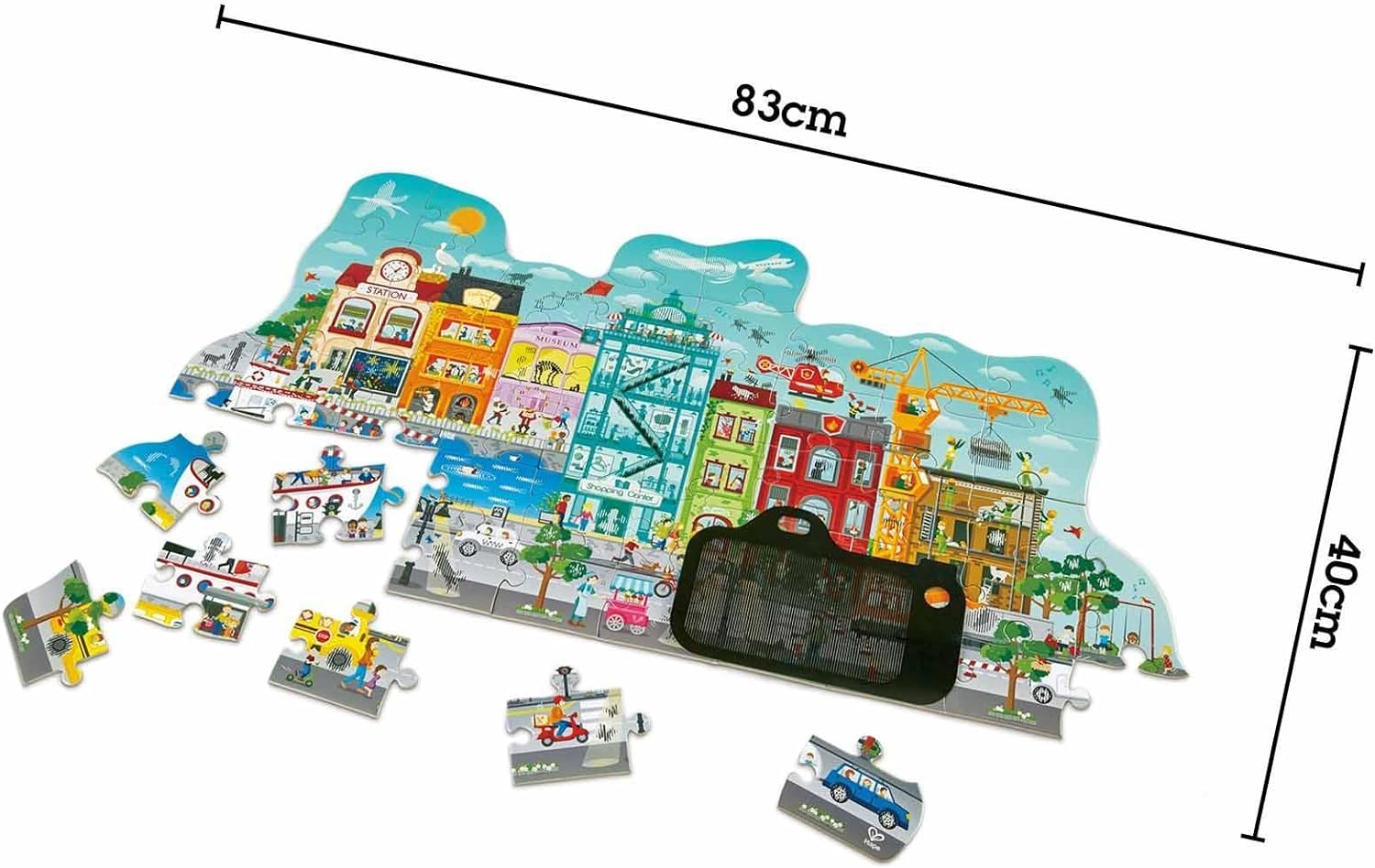 Hape Animated City Puzzle E1629 - Colorland Toys