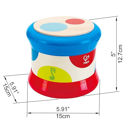 Hape Baby Drum E0333 - Colorland Toys