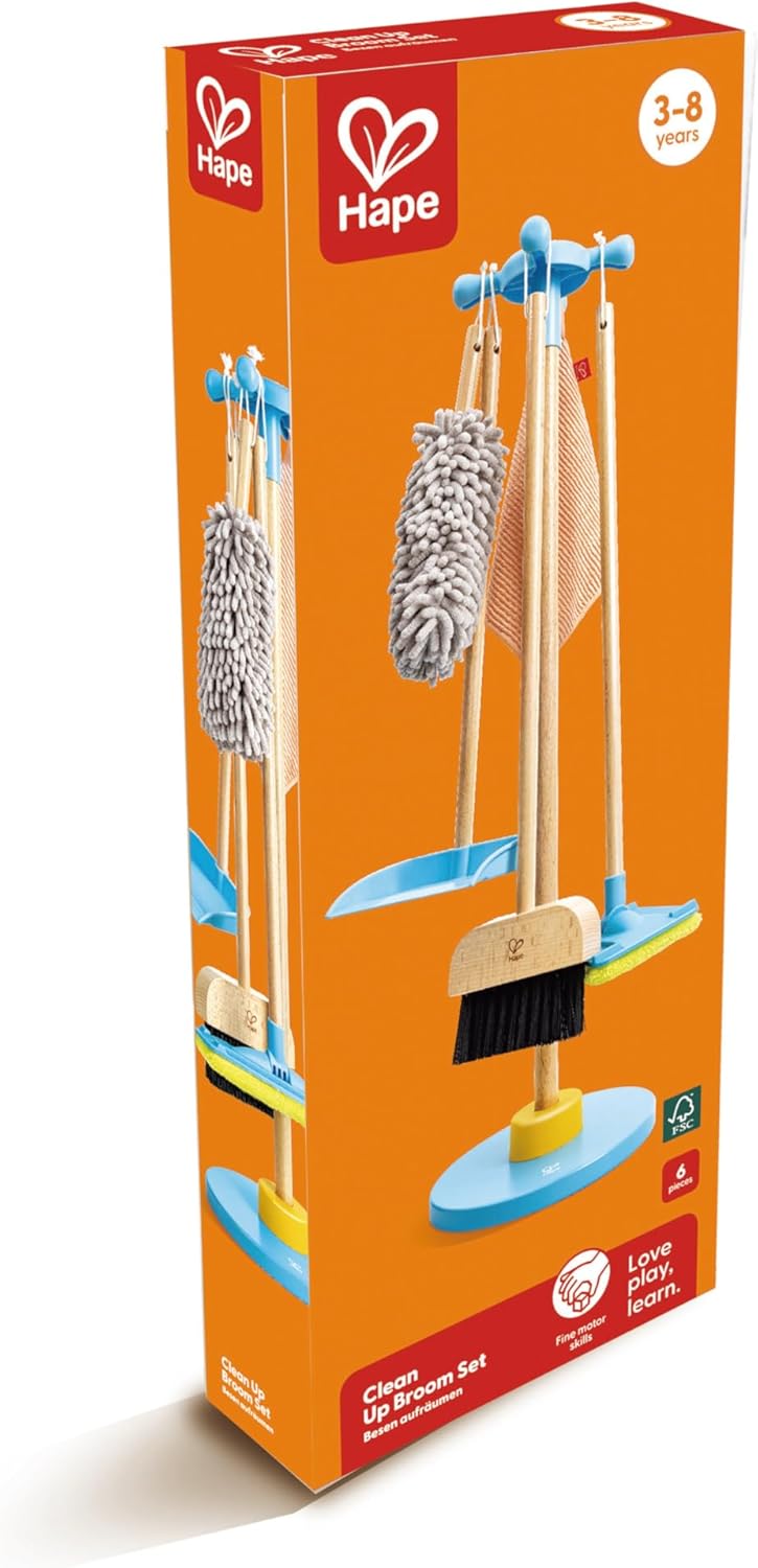 Hape Clean Up Broom Set E3055 - Colorland Toys