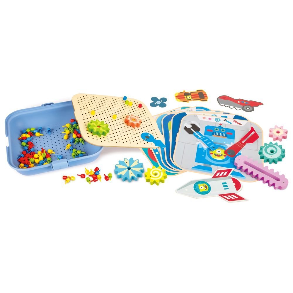 Hape Cogworks Experimental Educational Wooden Playset 115pcs - Colorland Toys