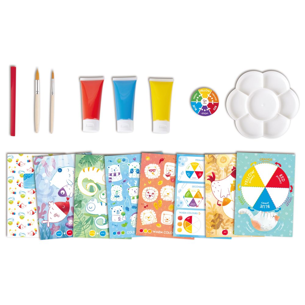 Hape Colour Mix Painting Activity Art & Craft Set 24 pcs - Colorland Toys