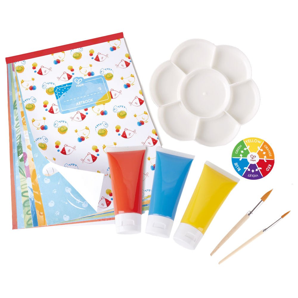 Hape Colour Mix Painting Activity Art & Craft Set 24 pcs - Colorland Toys