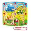 Hape Construction & Number Wooden Magnetic Ball Maze w/ Wand