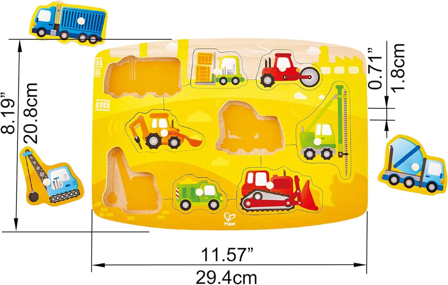 Hape Construction Peg Puzzle E1407 — image 5
