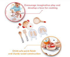 Hape Cook & Serve Set E3150 - Colorland Toys