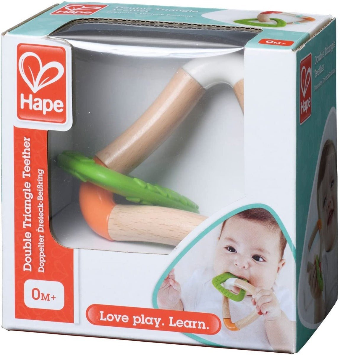 Hape Double Triangle Teether — image 1